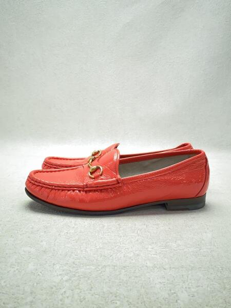 GUCCI(グッチ) / ホースビットローファー/37/RED/パテントレザー/60