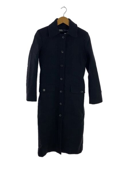 ZARA(ザラ) / MANTECO/ウールブレンドベルテッドロングコート/S/ウール