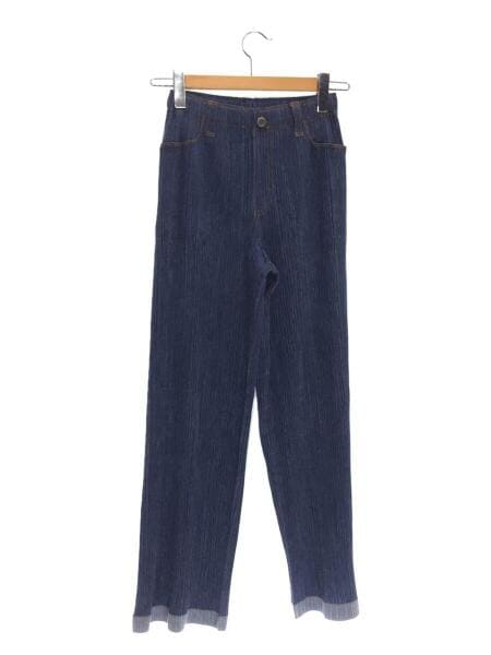 イッセイミヤケ PLEATSPLEASE デニム転写 変形 プリーツ トップス