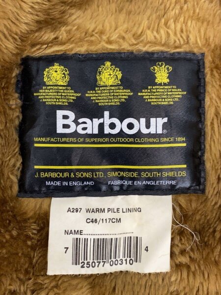 Barbour(バブアー) / 90s/ライナーベスト/ファー/ベスト/C46 117cm