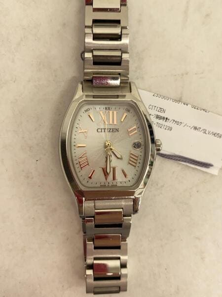 CITIZEN(シチズン) / クォーツ腕時計/アナログ/ホワイト/シルバー/H058