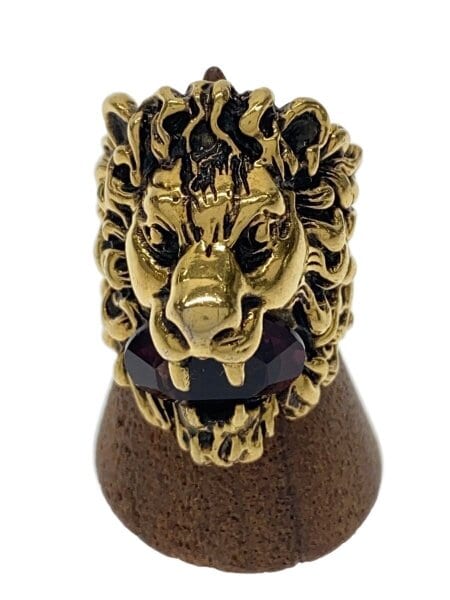 GUCCI(グッチ) / ライオンヘッドリング/リング/--/13号/GLD/メンズ