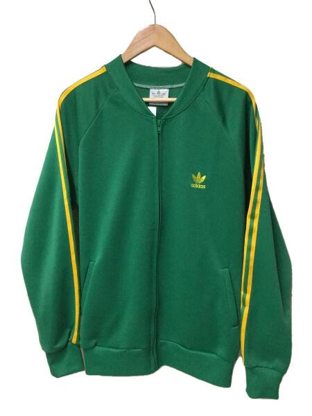 adidas(アディダス) / ジャージ/L/ポリエステル/GRN/80s/USA製/緑×黄色