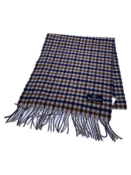 Aquascutum(アクアスキュータム) / マフラー/ウール/NVY/チェック