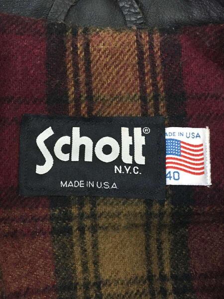 Schott(ショット) / 681/裏地ブランケット/シングルライダース