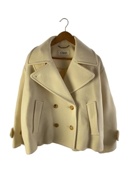 Chloe(クロエ) / 25SS/オーバーサイズショートコート/34/ウール/CRM