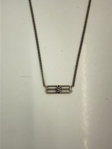 BALENCIAGA(バレンシアガ) / BB/ICONネックレス/SILVER/SLV/トップ有