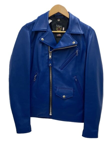 Schott(ショット) / ショット/ダブルライダースジャケット/34/羊革/BLU