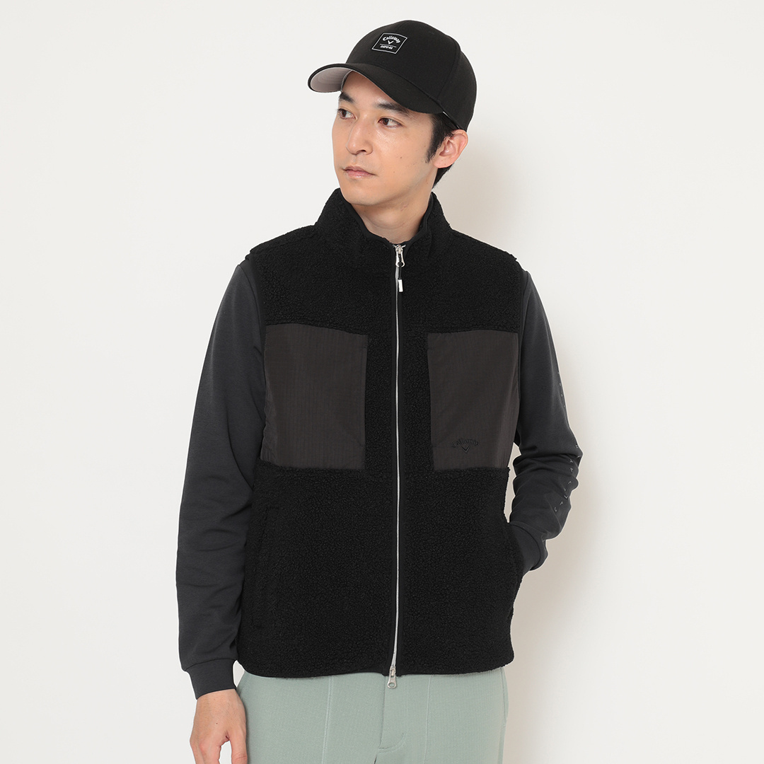 カールボアフリースフルジップベスト (MENS)