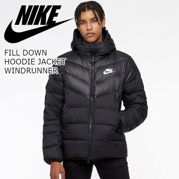 ナイキ ダウン ジャケット メンズ アウター 黒色 NIKE WINDRUNNER
