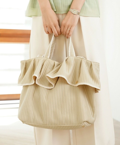 LE REVE VANILLER | フラワー 襟付き ニット ワンピース le reve