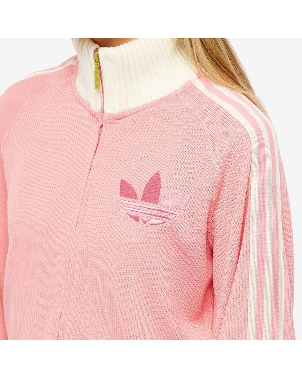 adidas Adicolor 70s Blouson Track Top in Pink | Lyst