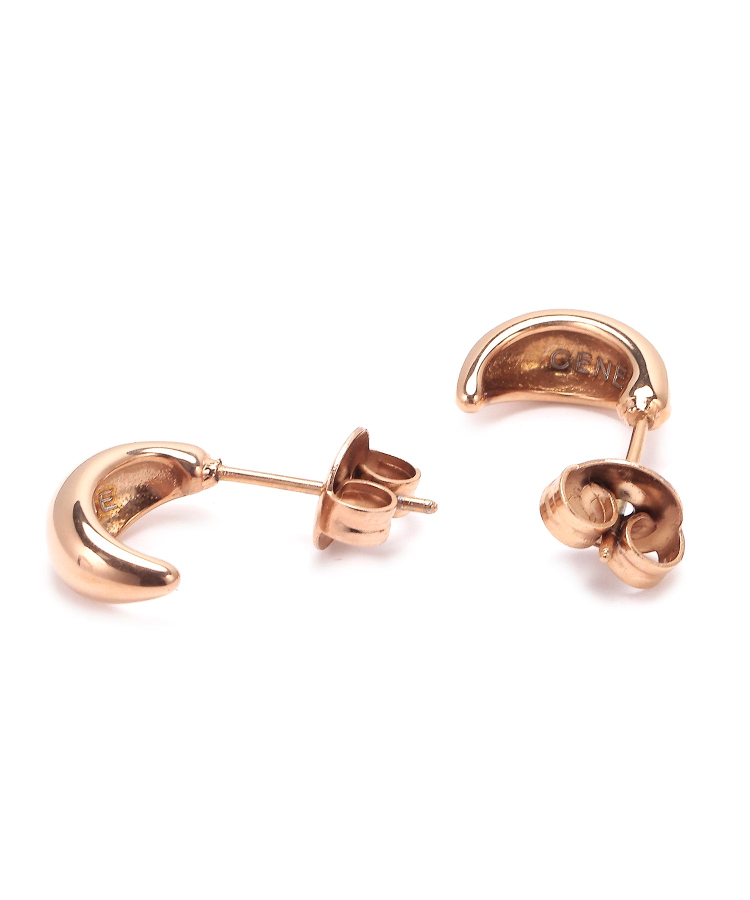 ピンクゴールド]ミニドロップピアス