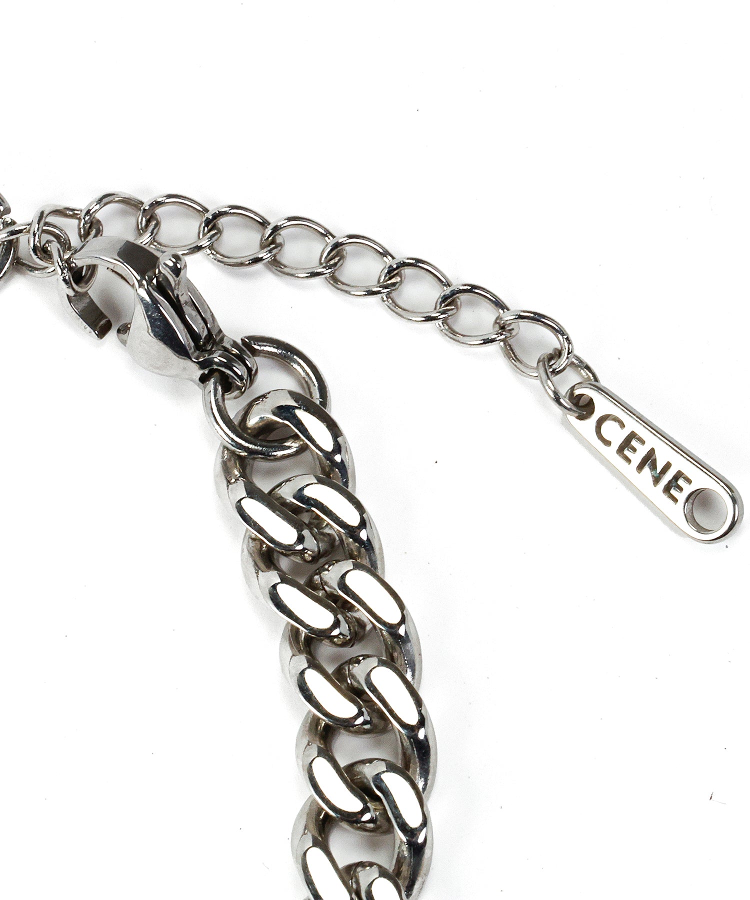 シルバー]チェーンブレスレット/6mm