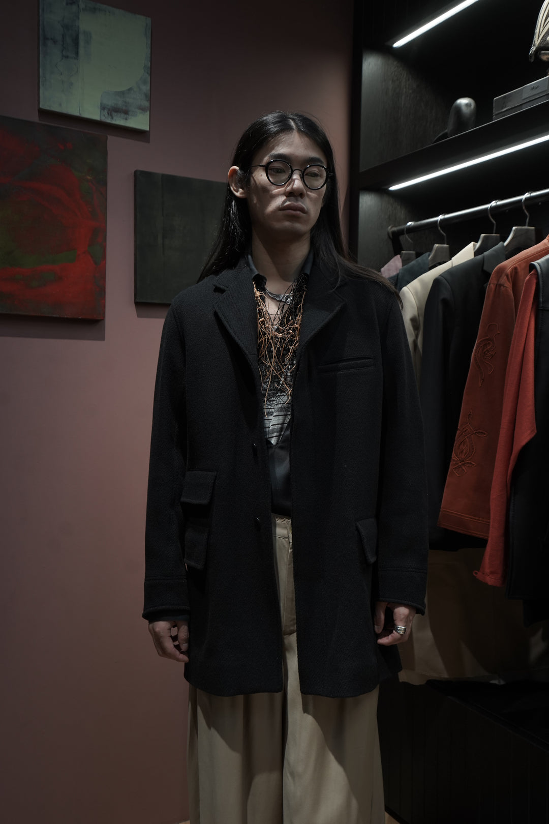 Taiga Takahashi(タイガタカハシ)のATELIER COAT(BLACK)(コート)の通販