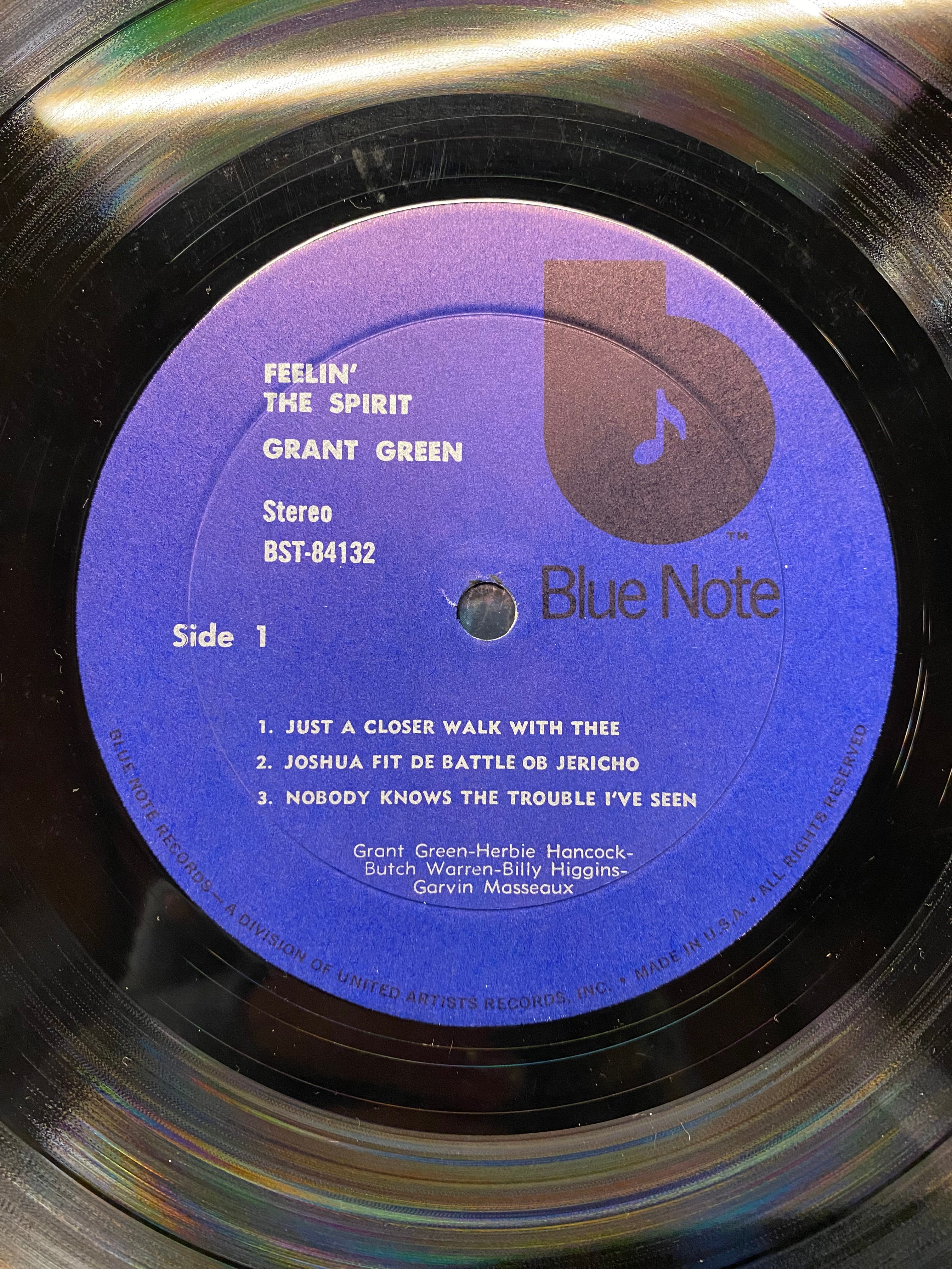 中古レコード】Grant Green - Feelin' The Spirit – CELLAR RECORDS