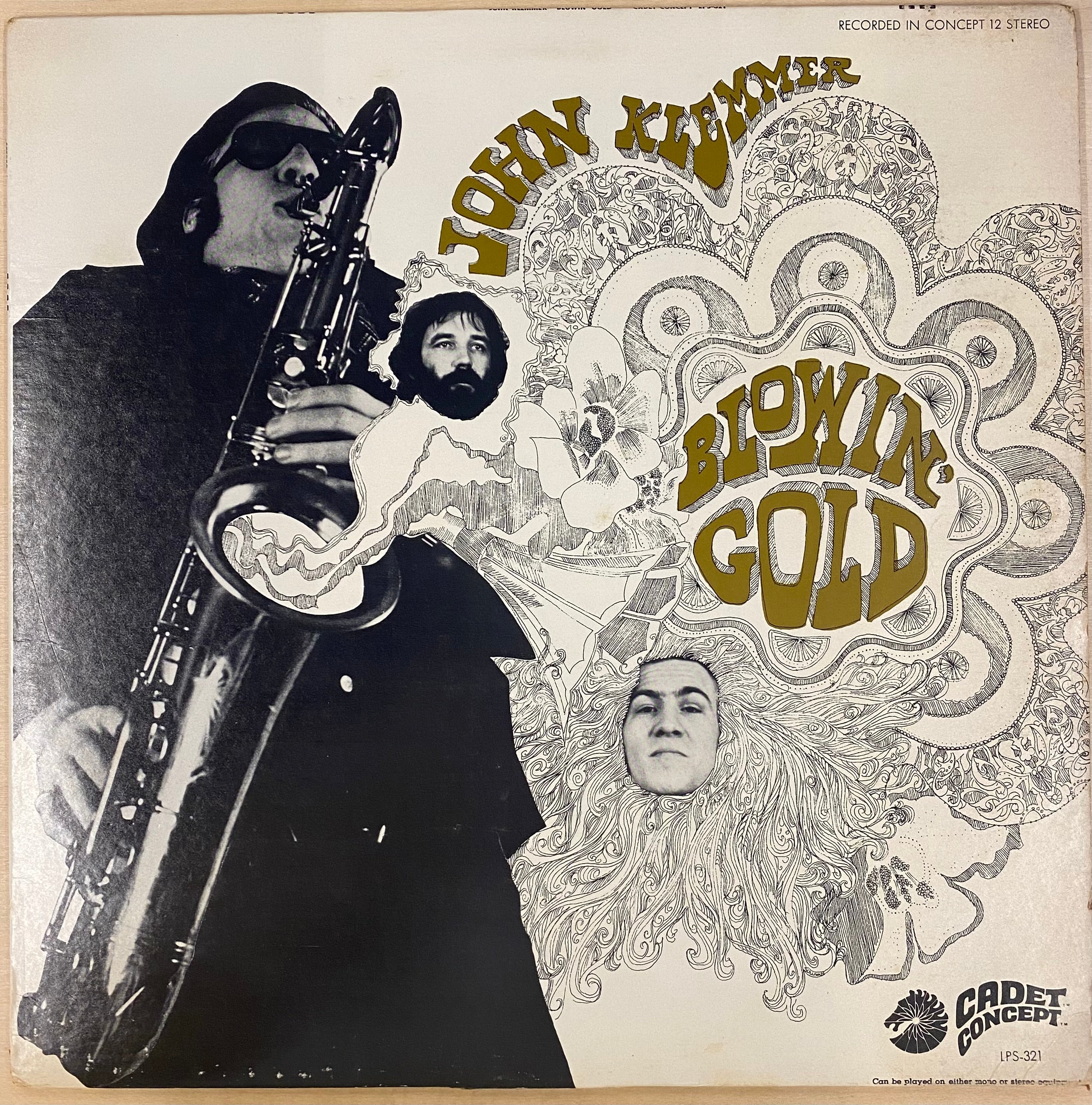 中古LP / USオリジナル】John Klemmer - Blowin' Gold – CELLAR RECORDS