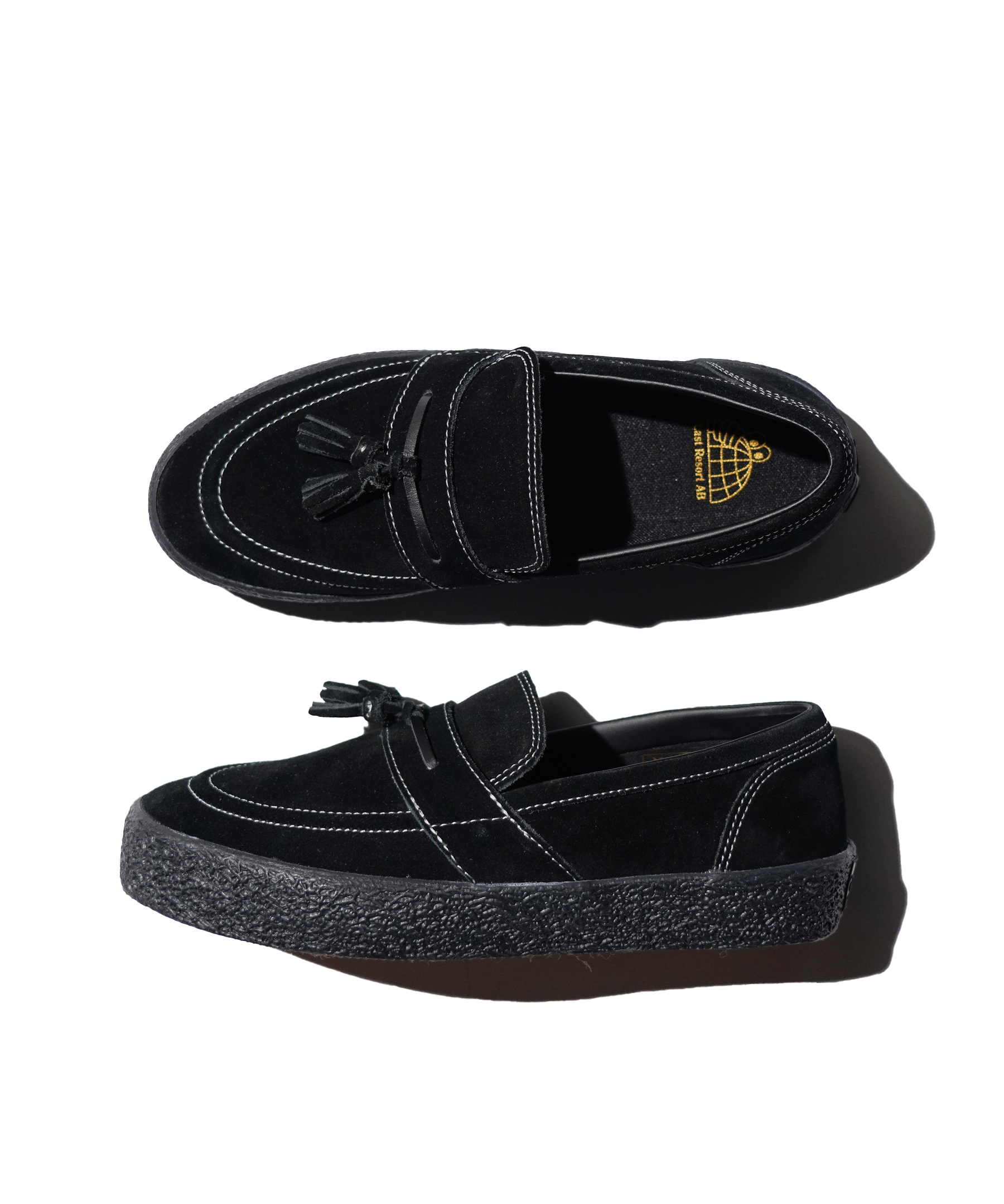 Last Resort AB / VM005 Loafer (Black/Black/White Stitch) – C.E.L.