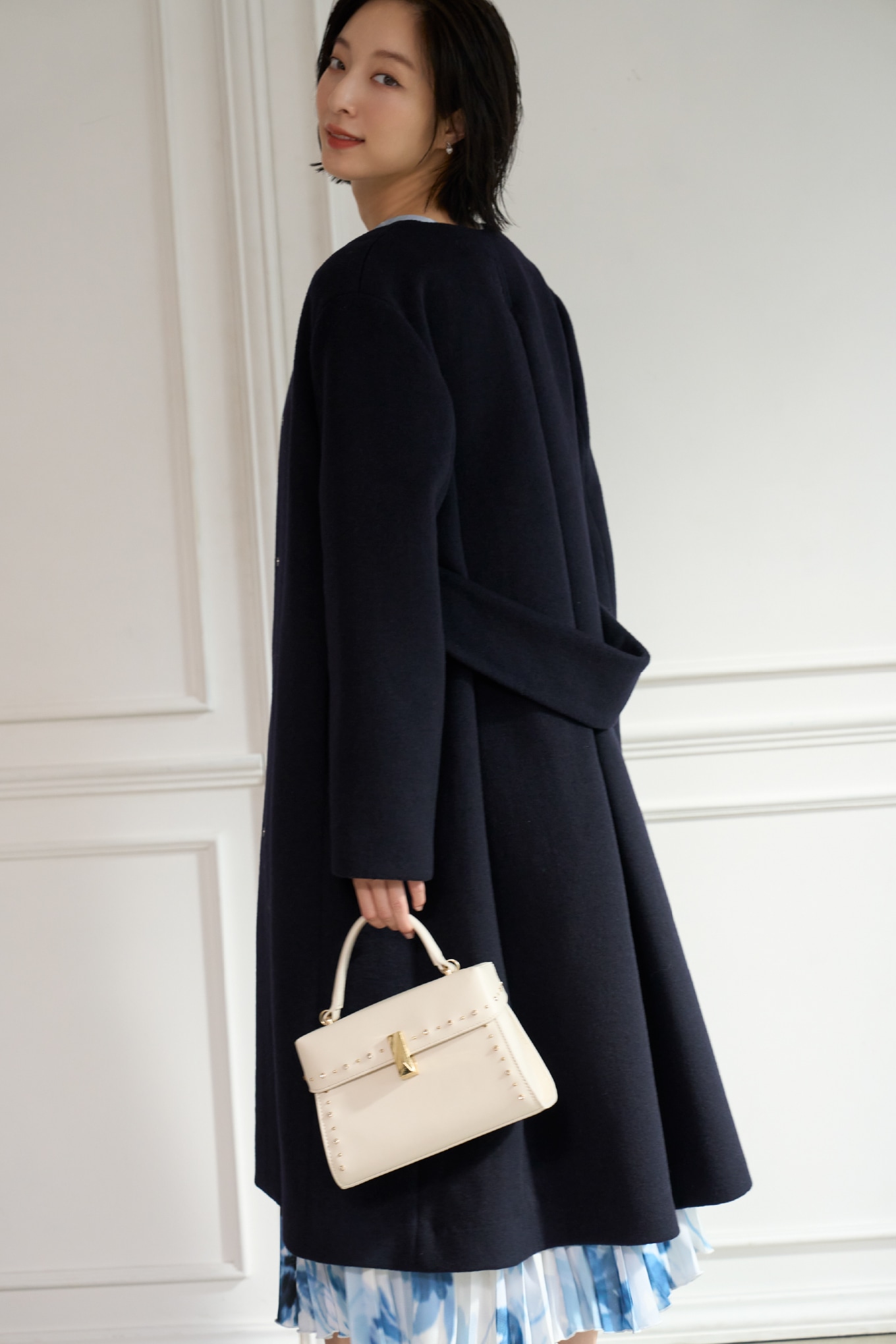 CELFORD CASHMERE-BLEND LONG COAT | セルフォード | CELFORD Official