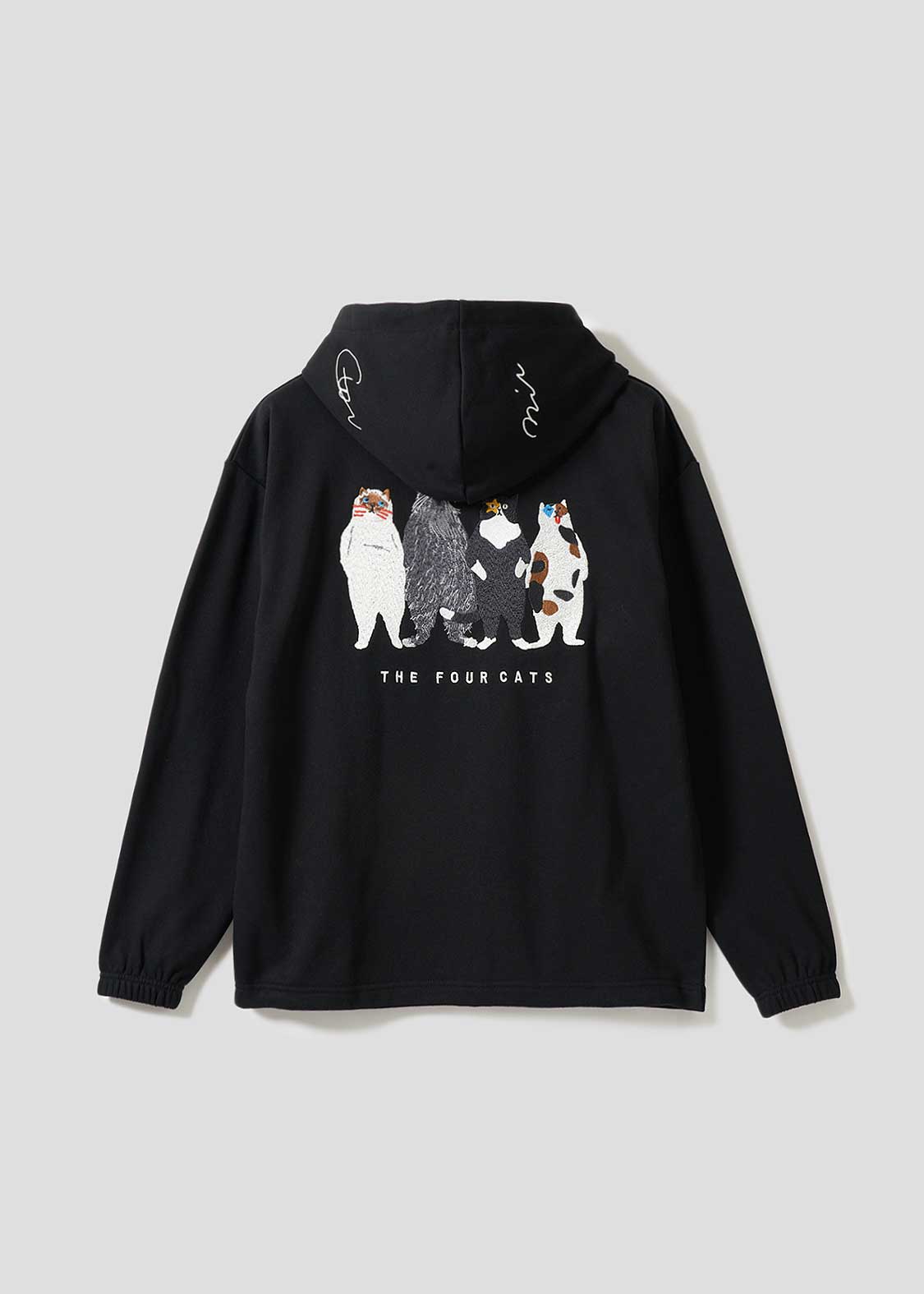 ザ フォーキャッツ クール｜ビッグシルエットジップパーカー｜ユニ