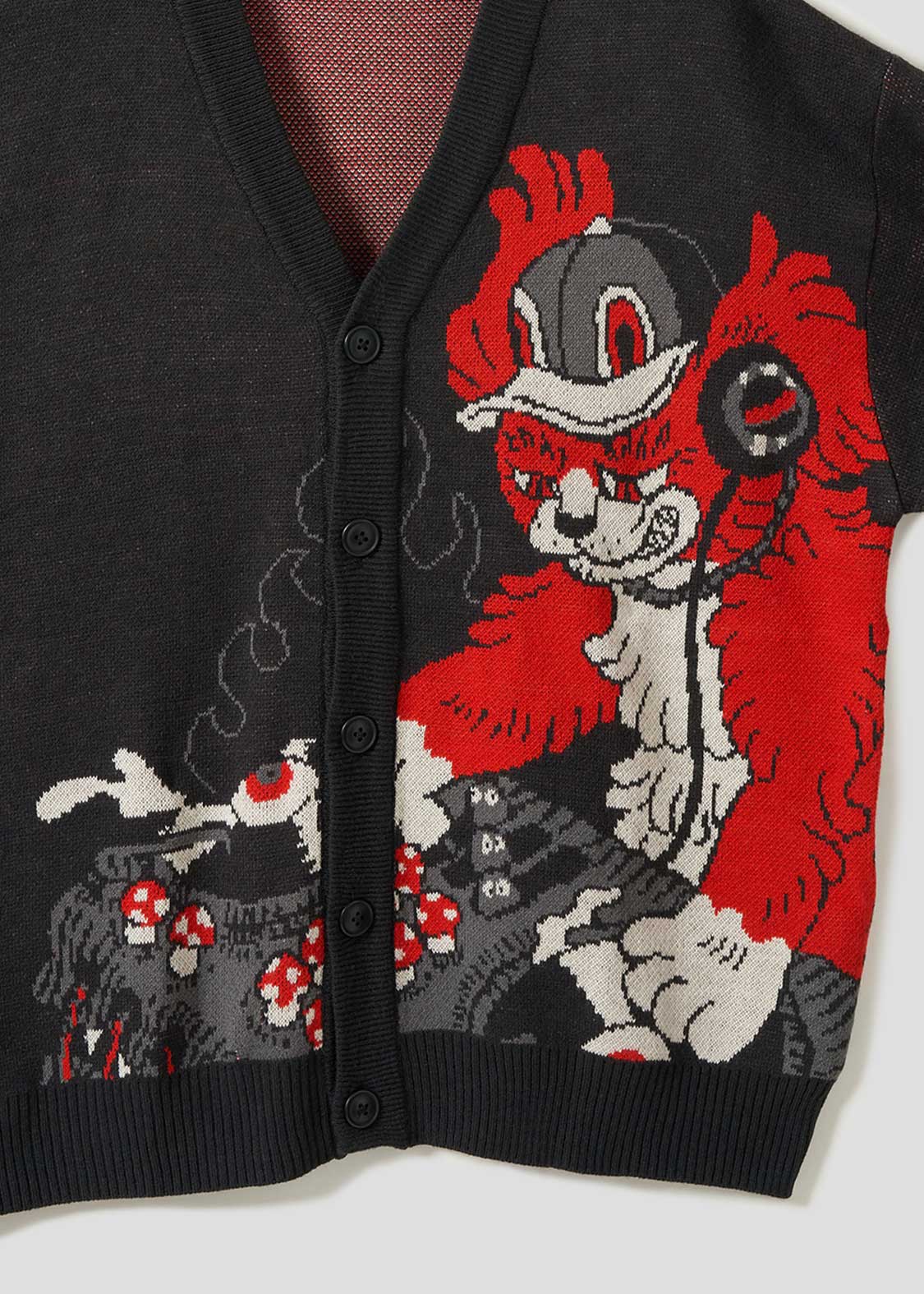 DJ NYAO｜ウォッシャブルジャカードカーディガン｜ユニセックス