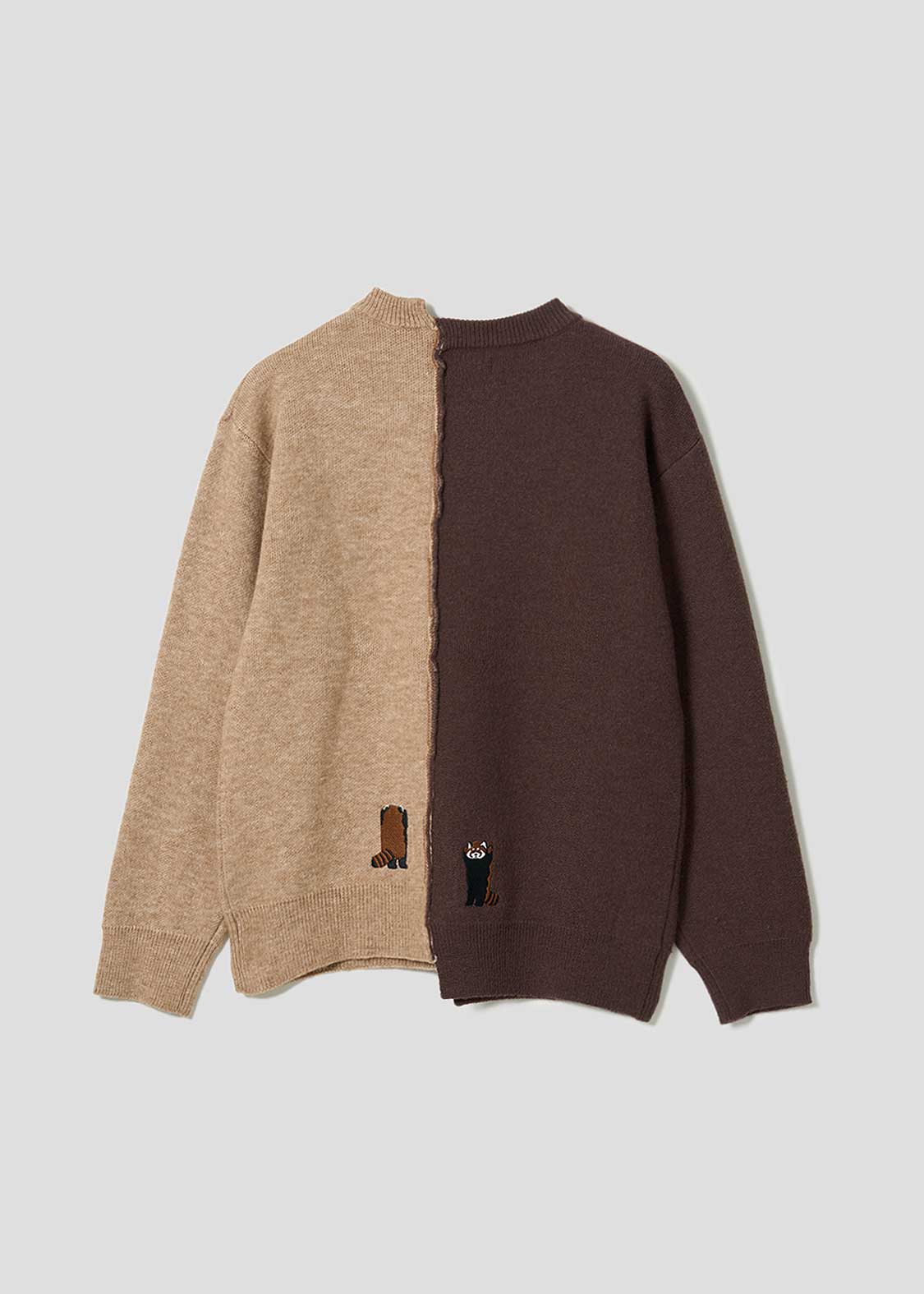 イカクバックスタイル｜切替ジャカードニット｜ユニセックス｜グラニフ