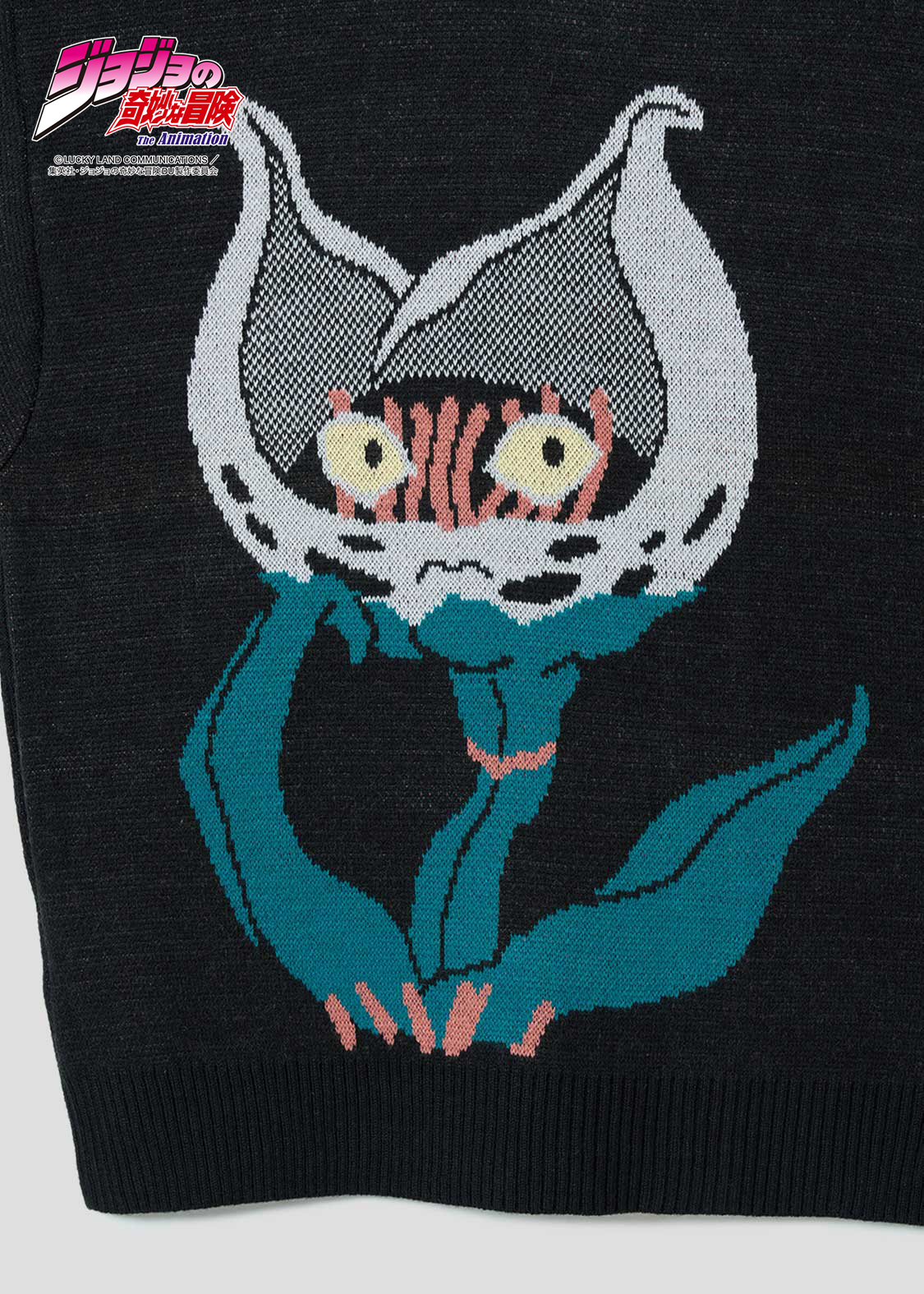 猫草｜ウォッシャブルジャカードニットカーディガン｜ユニセックス