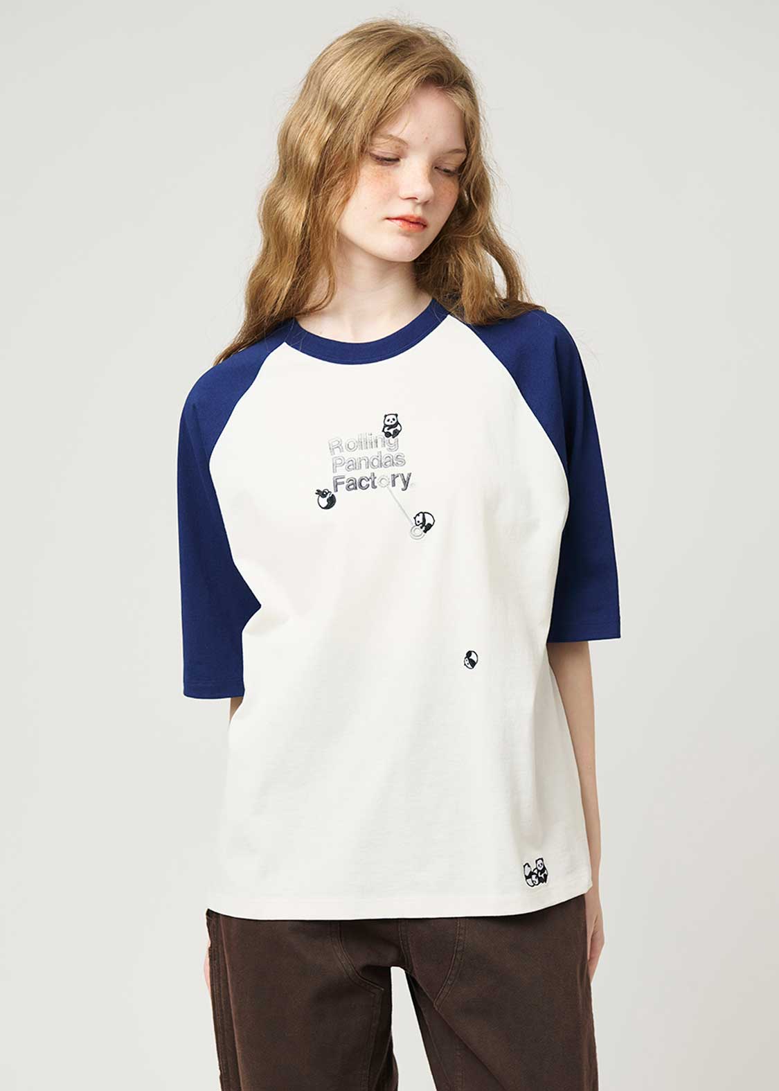 ローリングパンダズファクトリー｜ビッグシルエットラグランTシャツ
