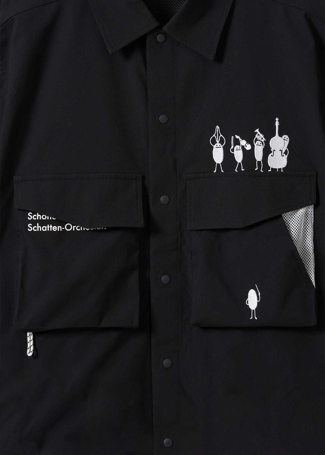 ビューティフルシャドーオーケストラ｜3ポケット半袖シャツ｜ユニ
