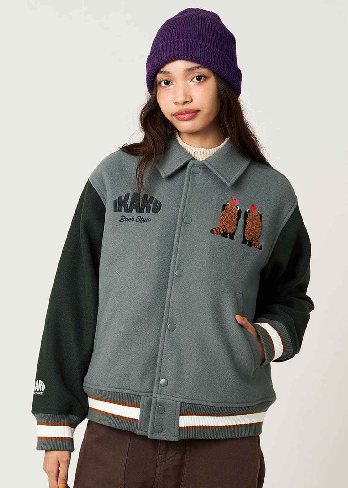 イカクバックスタイル｜スタジャン｜ユニセックス｜グラニフ(graniph