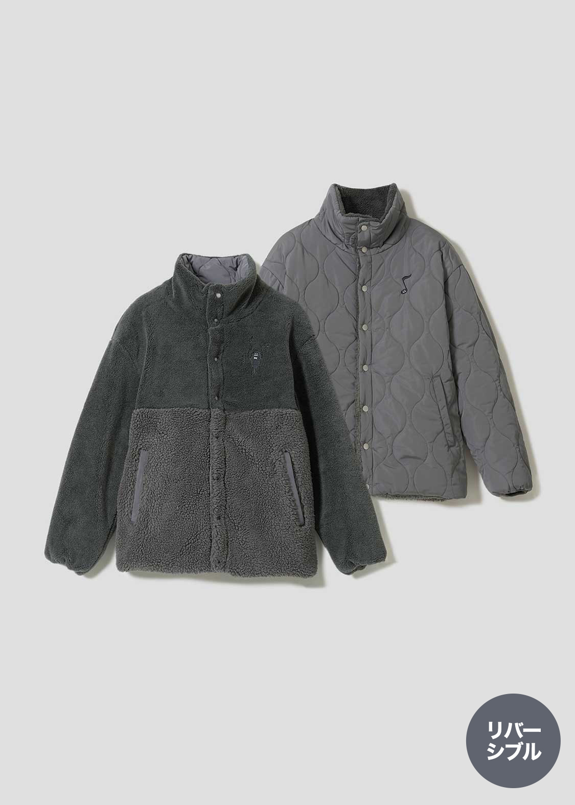 ビューティフルシャドーオーケストラ｜ボアリバーシブルブルゾン｜ユニ