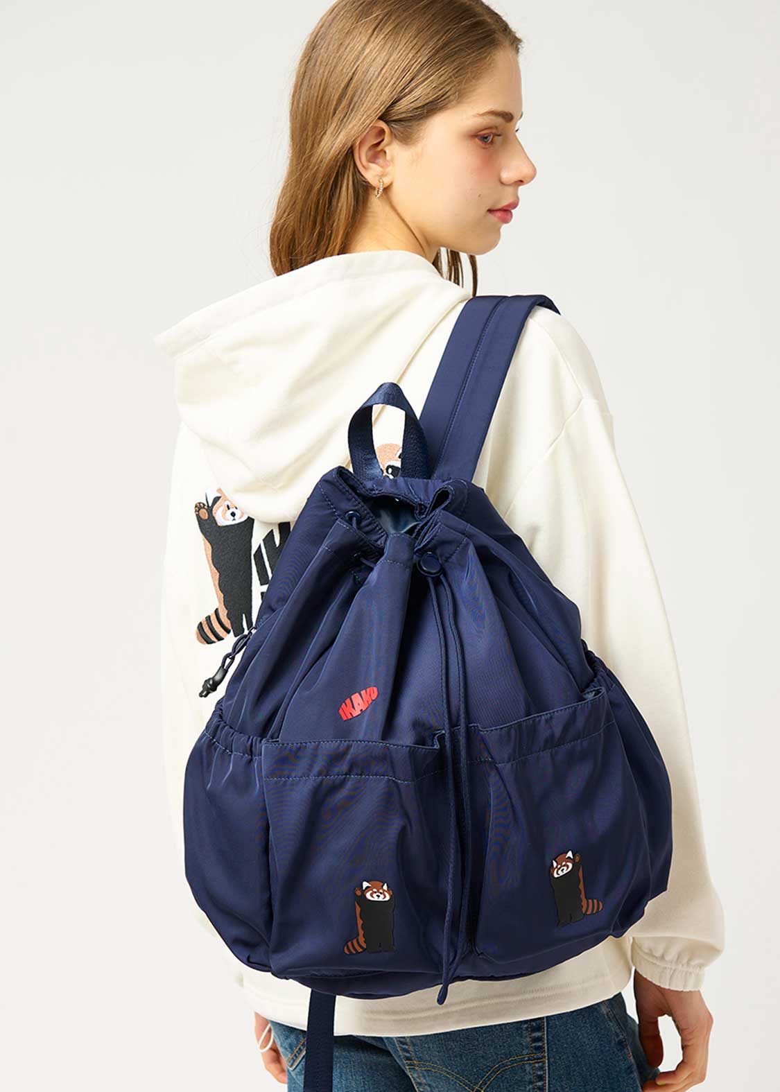 イカク｜ストリングバックパック｜ユニセックス｜グラニフ(graniph