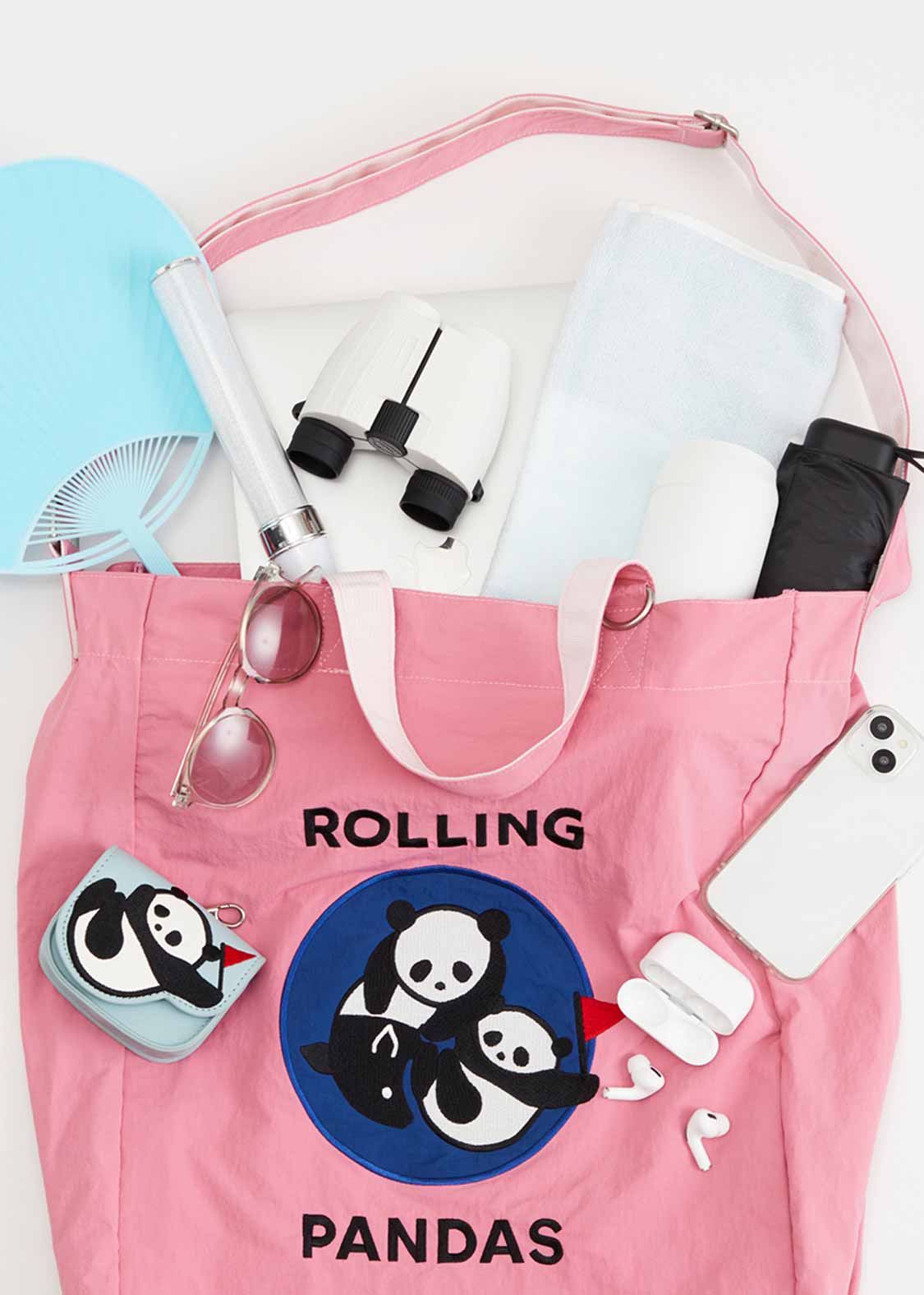 ローリングパンダズ シンボリック｜ナイロン2WAYトートバッグ｜ユニ