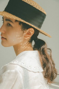 Mia Hat Straw Canotier 2505 ミア ハット 帽子 キャノチエ 麦わら帽子