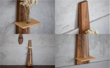 TaKuMi Craft 壁掛け一輪挿し Lサイズ | フラワーベース フラワー