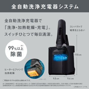 パナソニック2025年新モデル 電気シェーバー ラムダッシュ3枚刃 ES