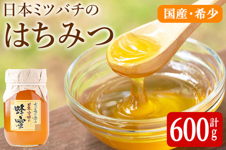 七ツ森の恵 日本ミツバチのはちみつ 600g ハチミツ 蜂蜜 日本蜜蜂 国産