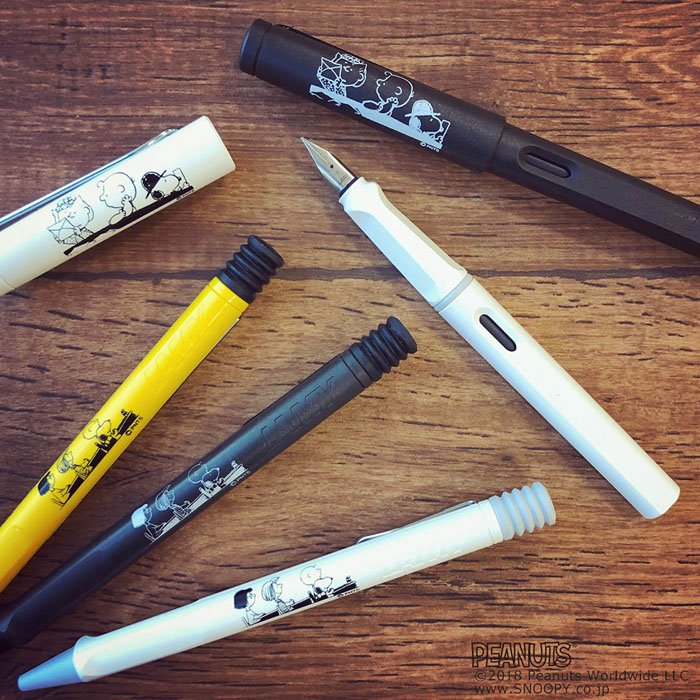ラミー」と「スヌーピー」のコラボレーションアイテムを発売