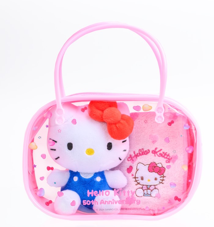 ハローキティ50周年アートのクリアバッグが付録に！『らぶキャラvol.50