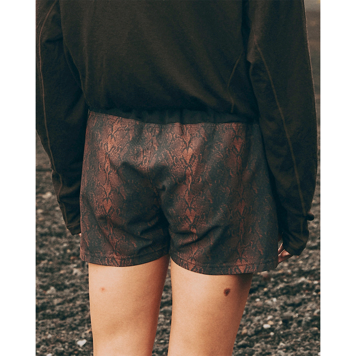 PYTHON PATTERN 7 POCKETS RACING SHORTS