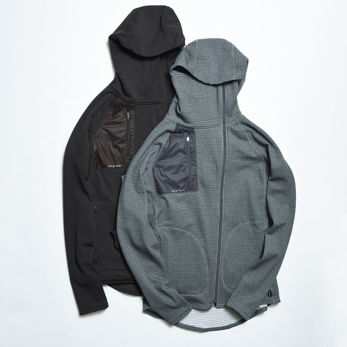 POLARTEC POWER GRID ZIP UP HOODIE