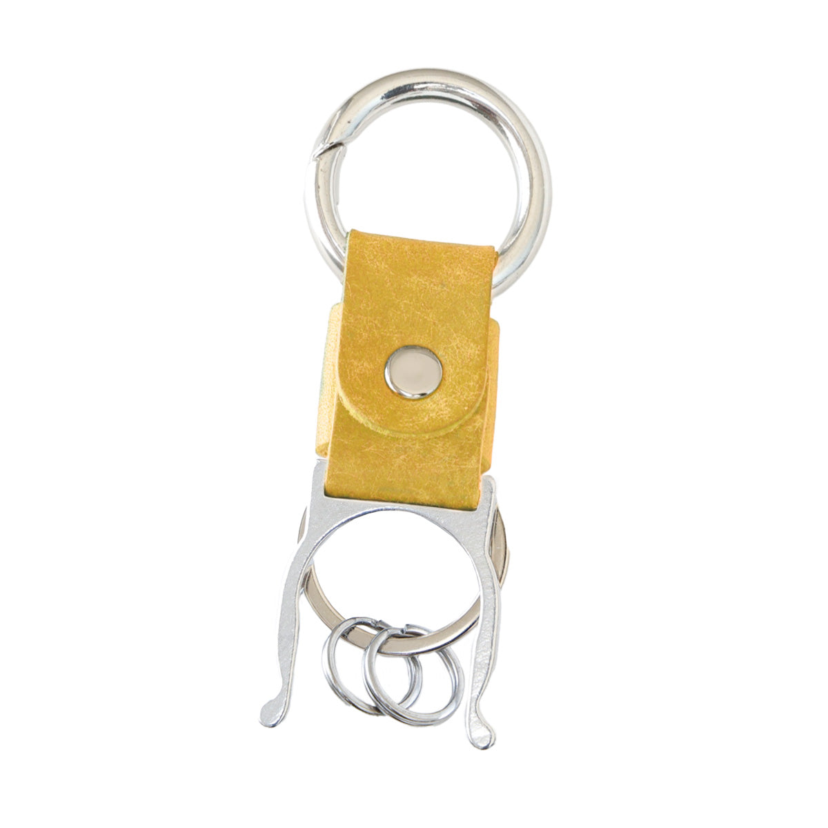 ペットボトルホルダー ペットボトルキーホルダー カラビナ シルバー 本