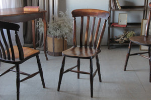 2脚あり！1890年代ヴィクトリアンキッチンチェア イギリスアンティーク