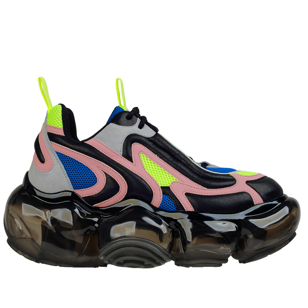 grounds (グラウンズ) - MOOPIE FLIPPER CYBER BLACK/BLACK スニーカー