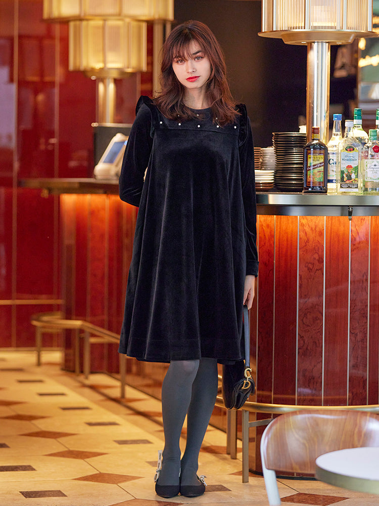 ベロアパールワンピース |【公式】Chestyオンラインショップ