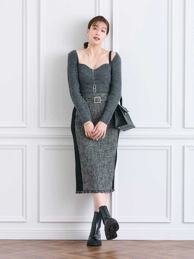 ツイードボンディングスカート |【公式】Chestyオンラインショップ