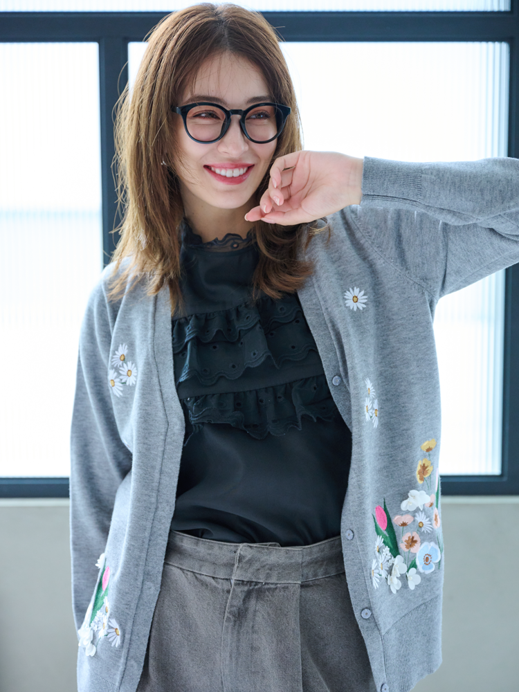 エンブロイダリーカーディガン｜【公式】Chestyオンラインショップ