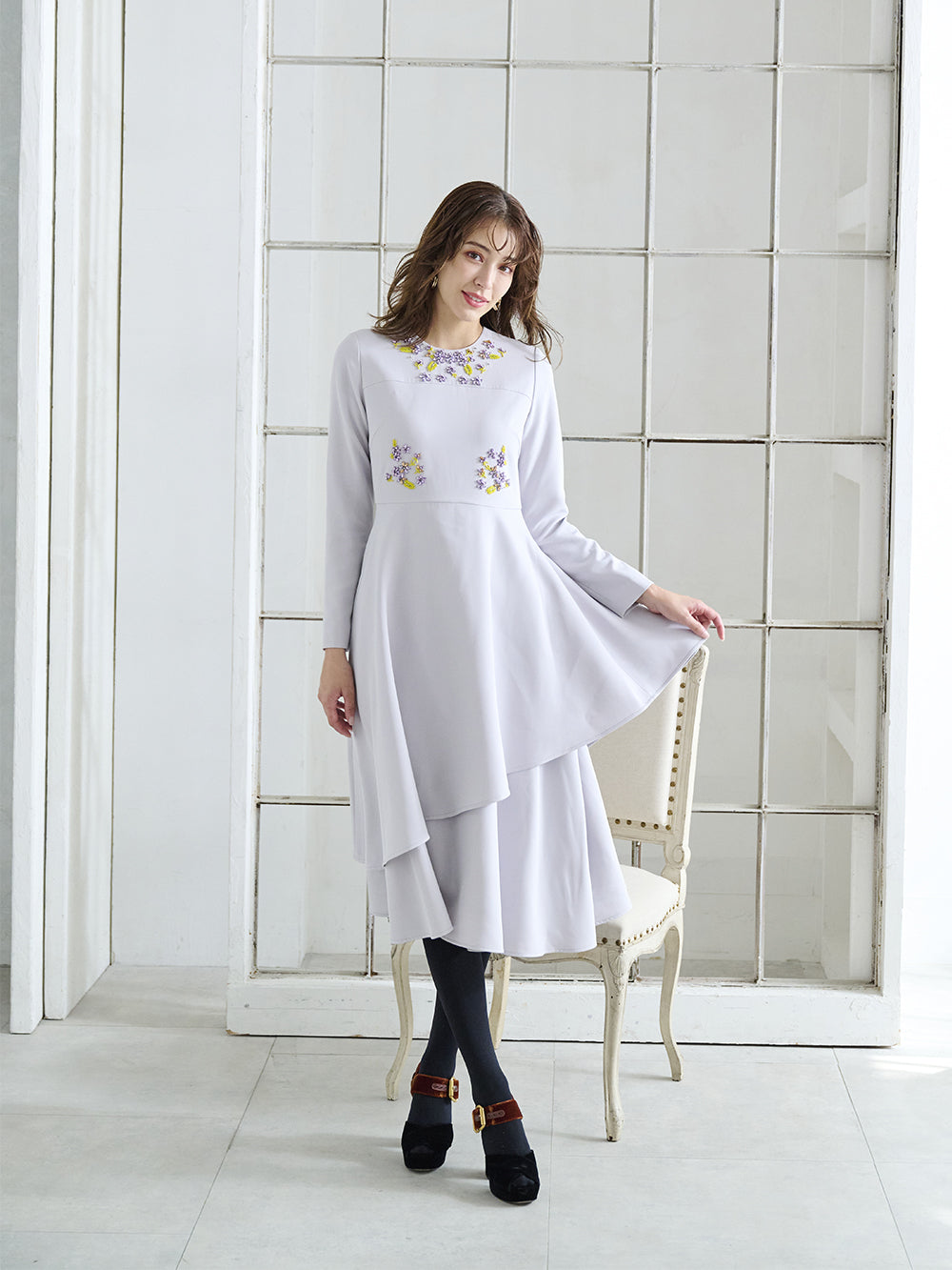 フローラルレイヤードワンピース｜【公式】Chestyオンラインショップ