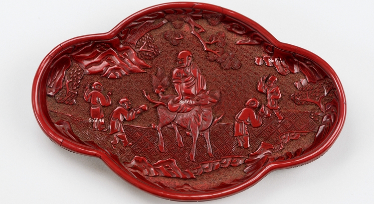 中国骨董品の堆朱（剔紅）の買取と鑑定・査定、オークション出品