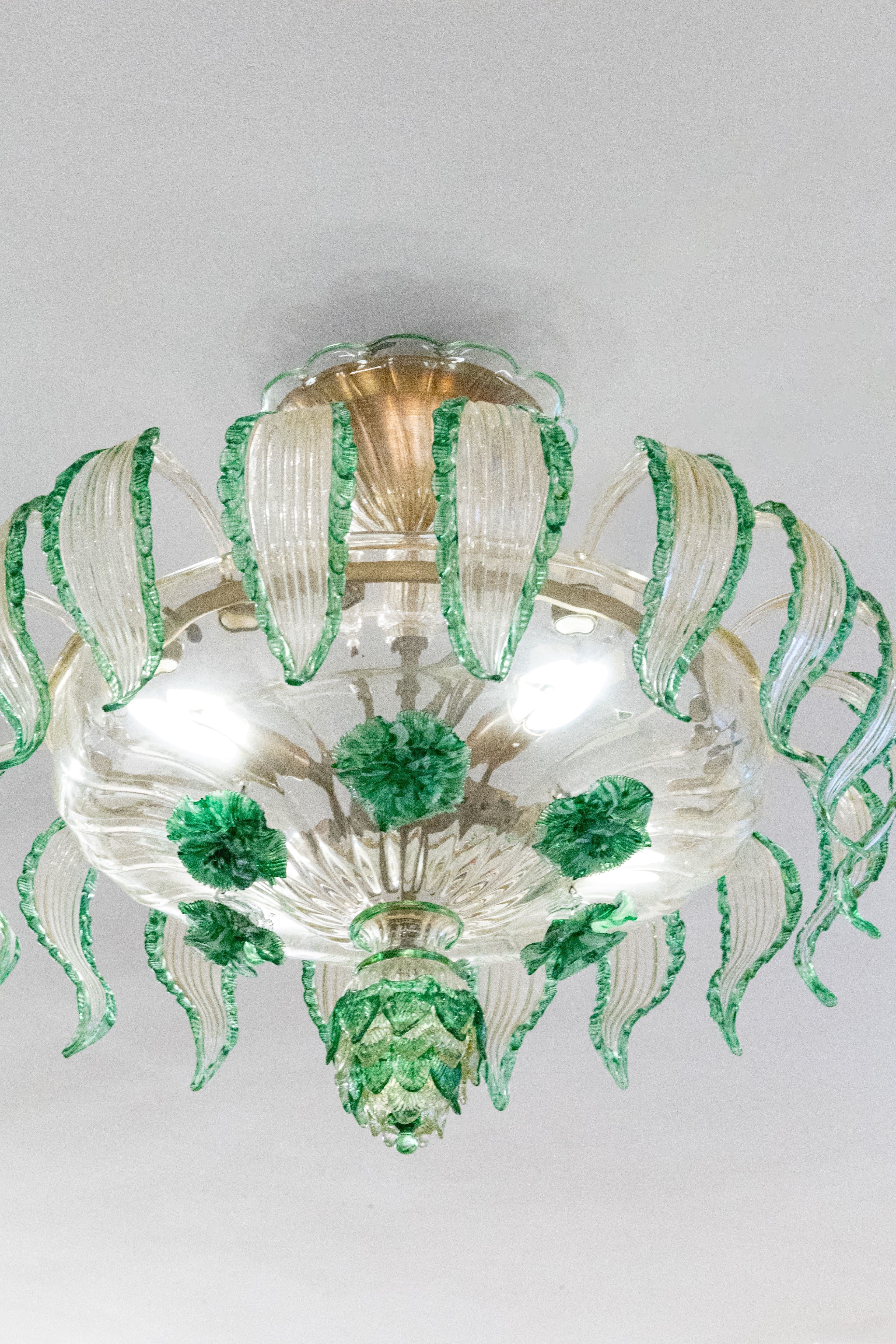 ムラーノガラス（ベネチアングラス）シャンデリア／照明／シーリング